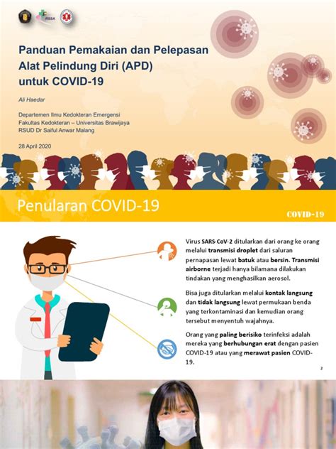 Panduan Pemakaian Dan Pelepasan Alat Pelindung Diri Apd Untuk Covid