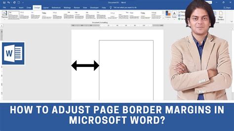 How To Adjust Page Border Margins In Word Page Border Youtube
