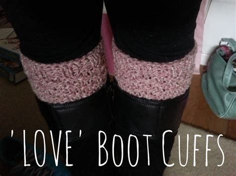 Boot Cuff Love Easy Knit Pattern Knitting Patterns Free Free