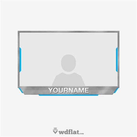 Greyblue Facecam Template Twitch And Youtube Templates