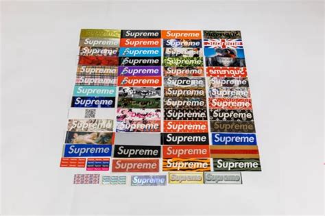 Supreme Box Logo Stickers Lot Rare Authentic 5000 Picclick