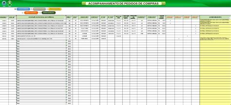 Planilha Gestão De Processo De Compras Em Excel Vba R 2500 Em