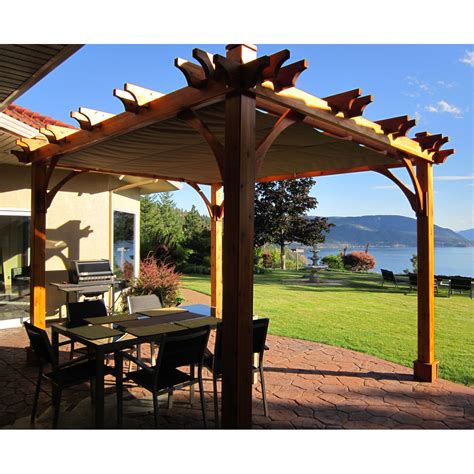 Pergolas are installed to use terraces, balconies or gardens not only in summer, but also in winter. Outdoor Living Today BZ1212WRC 12-ft x 12-ft Breeze ...