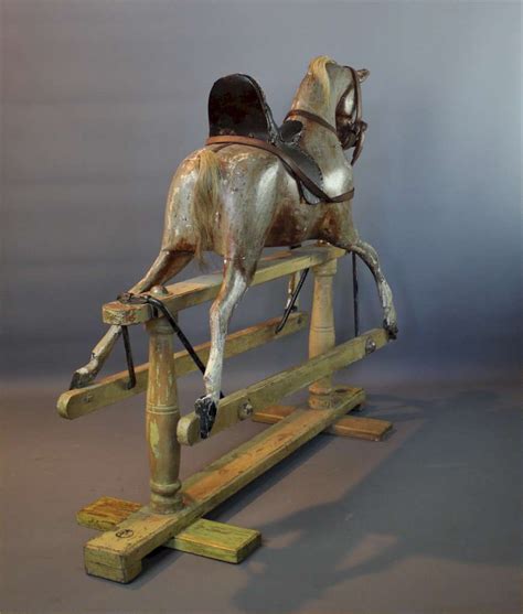 Lines Bros Antique Rocking Horse Sold Art Furniture