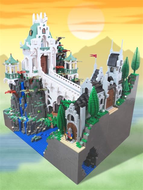 Beautiful Castle Of The Elves By Takeshi Itou The Brothers Brick