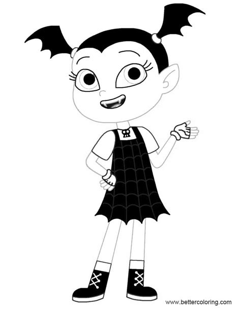 This coloring page features the lovable trio, vampirina with demi and wolfie, three of the most loved characters from this. Vampirina Coloring Pages by CruellaDeVil84 - Free ...