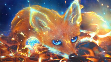 Awesome fox wallpaper for desktop, table, and mobile. 3D Fox Background Wallpaper 22715 - Baltana