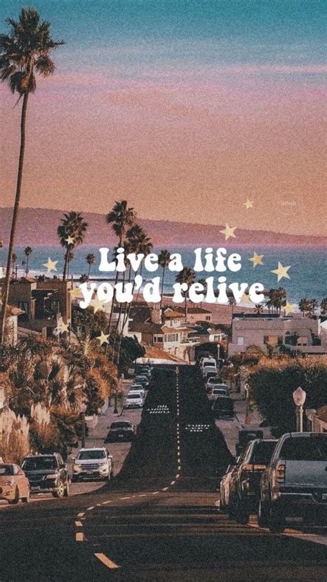 Live A Life Aesthetic Backgrounds Los Angeles Wallpaper Aesthetic