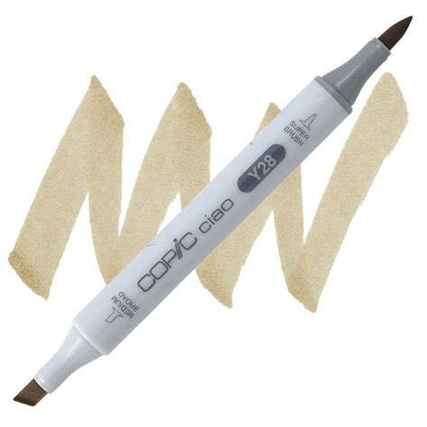 Copic Ciao Double Ended Marker Lionet Gold Y28 Blick Art Materials