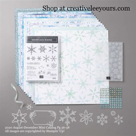 Snowflake Splendor Suite Stampin Up Video Creativelee Yours