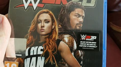 Wwe 2k20 Deluxe Edition Unboxinggame Youtube