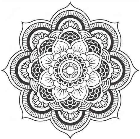 Flower Mandala Coloring Pages Printable Coloring Pages