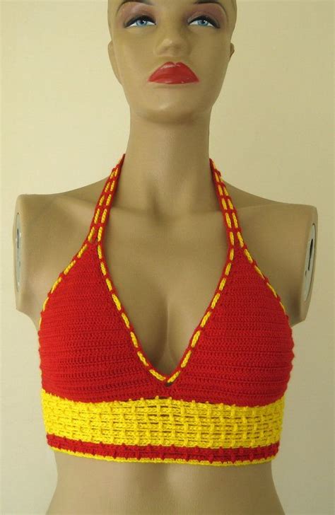 CARGA EXPRESS Crochet Vestido Top Bustier Top Por Formalhouse Bikini