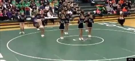 cheerleader fails video