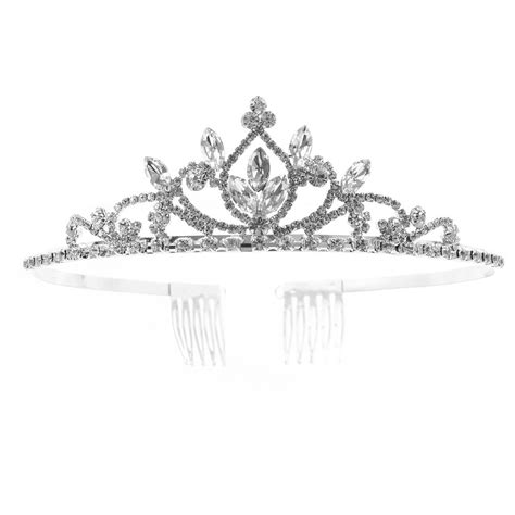 T1239 Crs Rhinestone Tiara Tiara Crown