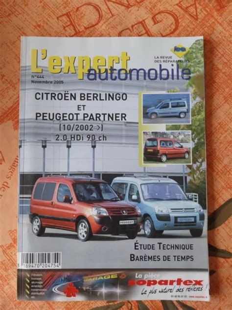 Revue Technique Citroen Berlingo Peugeot Partner Hdi Ch Depuis