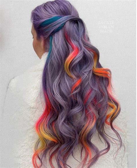 Want some awesome underneath hair color ideas for your hair? 15 Perfect Cool Purple Color Hairstyle Ideas To Try ...