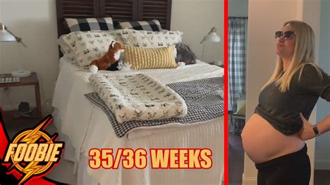35 And 36 Week Baby Bump Update Woodland Themed Nursery Complete