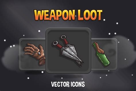 Weapon Loot Rpg Icon Pack Download Craftpix Net