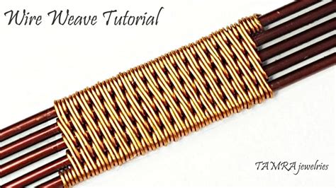Wire Weaving Wrapping Tutorial For Beginners With 5 Base Wires Wire