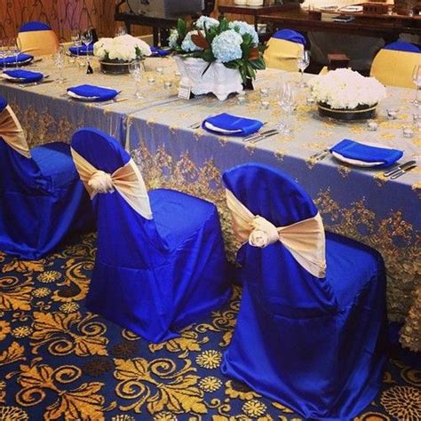 How To Decorate Royal Blue And Gold Wedding Decoration Ideas
