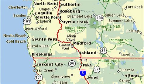 Myrtle Creek Oregon Map Secretmuseum