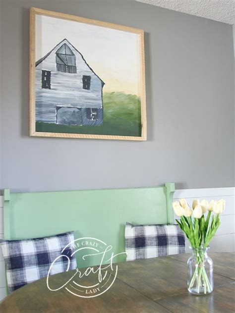 My Faux Shiplap Chair Rail And Farmhouse Dining Room Reveal The Crazy