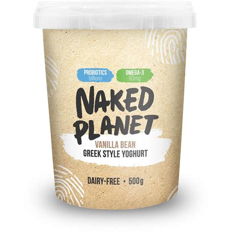 Naked Planet Vanilla Bean Greek Style Yoghurt Dairy Free G Woolworths