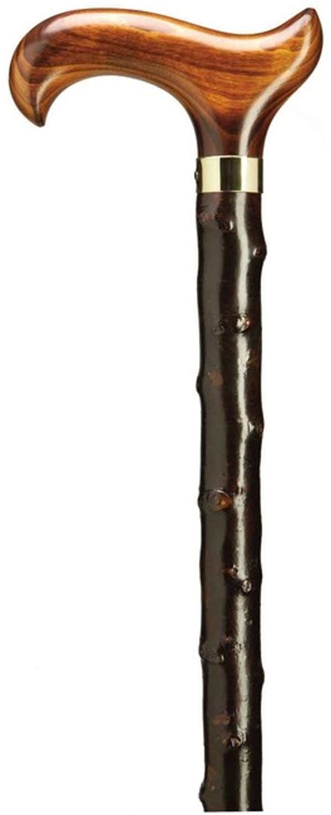 Mens Irish Blackthorn Country Derby Handle Walking Cane Exquisite Canes