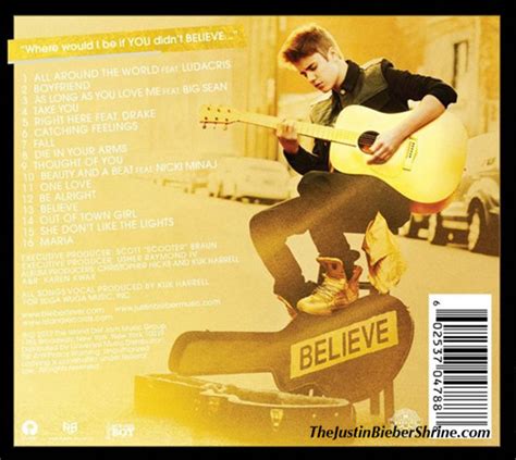 Justin Bieber Believe Tracklist Official