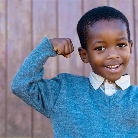 Confident African American Child Male Blank Template Imgflip