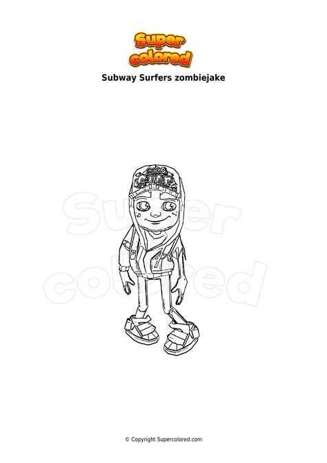 Coloring Page Subway Surfers Kim Supercolored Com Sexiz Pix