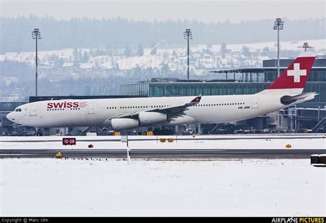Hb Jmb Swiss Airbus A340 300 At Zurich Photo Id 272338 Airplane
