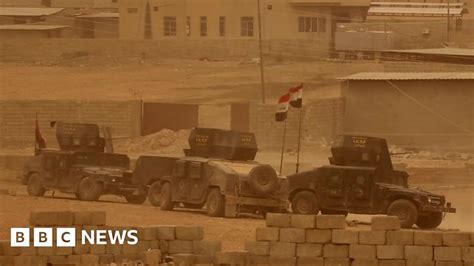 Mosul Battle Iraqi Special Forces Break Front Line Bbc News