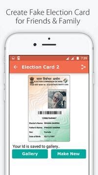The fake ticket looks exactly like the genuine one. Fake ID Card Maker for India para Android - APK Baixar
