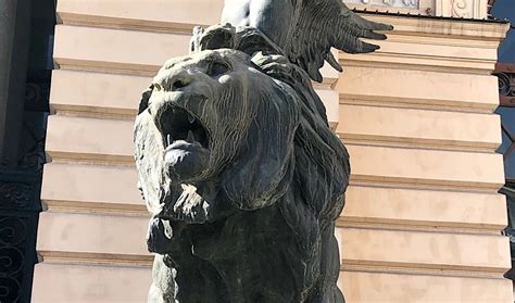 Il Regno Photo Of The Week Winged God Possibly Eros Riding A Lion In The Historic Center Of