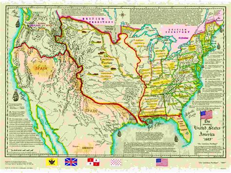 Louisiana Purchase Map With Rivers