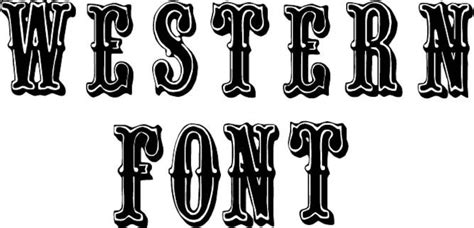 Western Font Svg Western Alphabet Files For Cricut Etsy