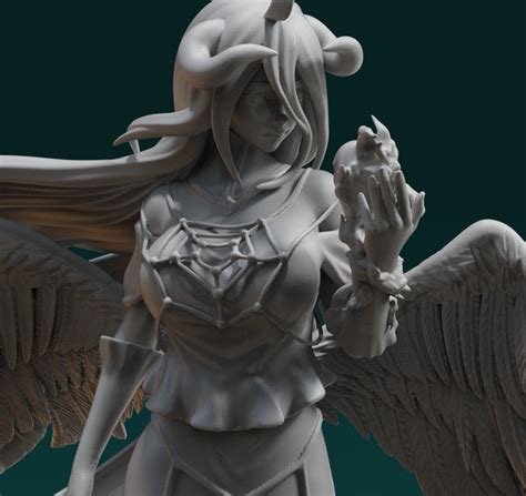h142 nsfw anime character design the albedo overlord female charact world of stl
