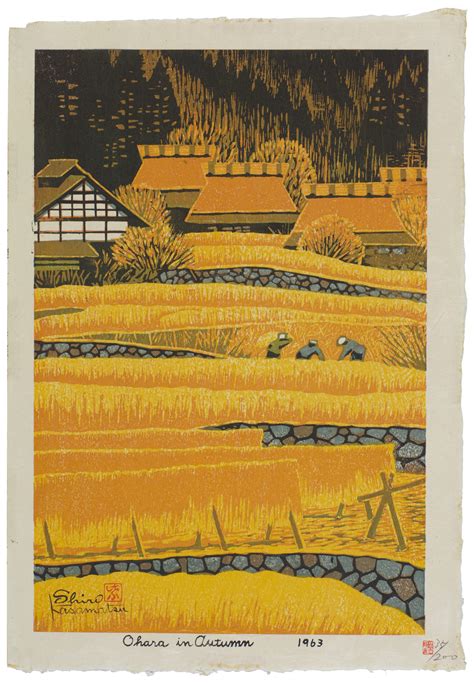 Kasamatsu Shiro 1898 1991 Three Woodblock Prints Taisho Showa