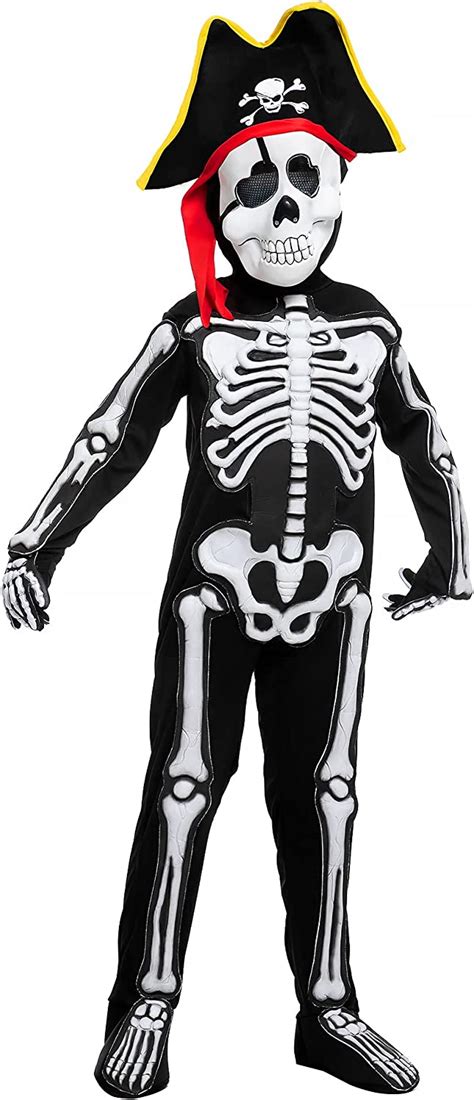 Buy Spooktacular Creations Kids Cute Pirate Skeleton Costume Scary 3d
