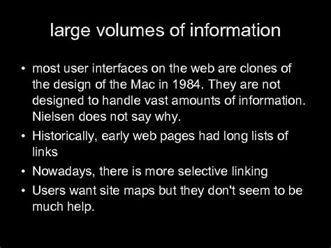 Web conferences limit users to browsing web page content, whereas webcasts allow users to create and edit web page content. LIS 650 lecture 3 Web site design Thomas