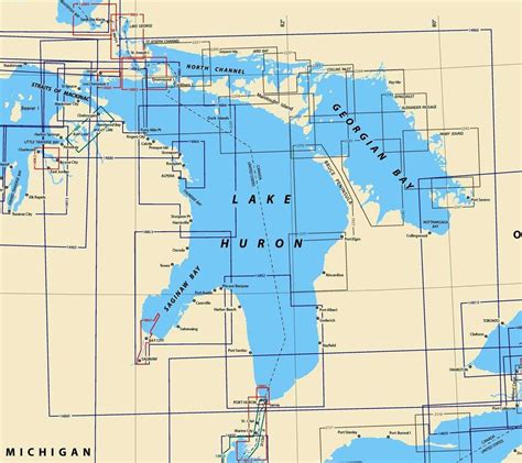 ﻿lake Huron Maps