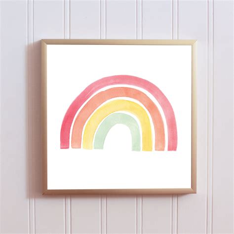Rainbow Painting Rainbow Printable Wall Art Rainbow Art | Etsy | Rainbow painting, Rainbow ...