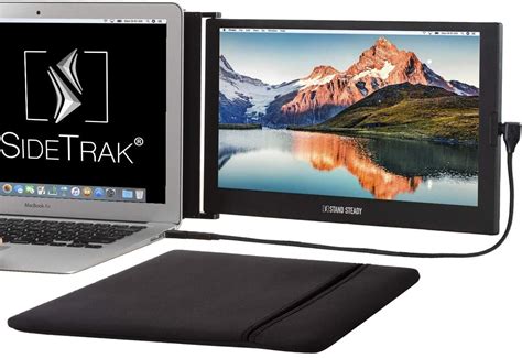 Amazon Sidetrak スライド式ポータブルモニター 125インチスクリーン キャリーケース付き ノートパソコンに取り付け可能