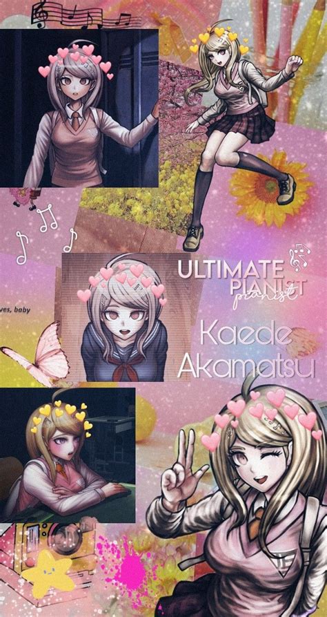Kaede Akamatsu Wallpaper Anime Game Danganronpa My Edit