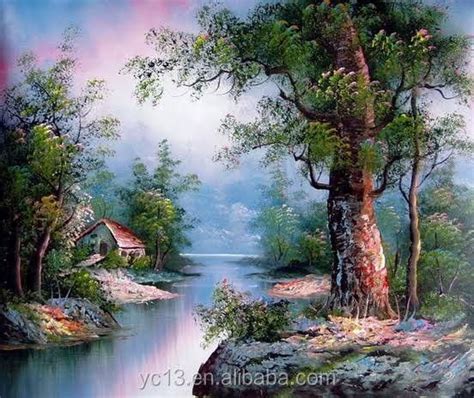 Pin By Ruthan Plant On Art Landscape Paintings Lake Art Nature Art Painting