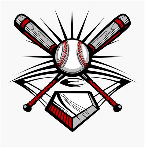 Baseball Bats Crossed Baseball Bat And Ball Logo Free Transparent