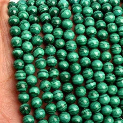 Genuine Natural Green Malachite Beads 4mm 6mm 8mm 10mm Etsy