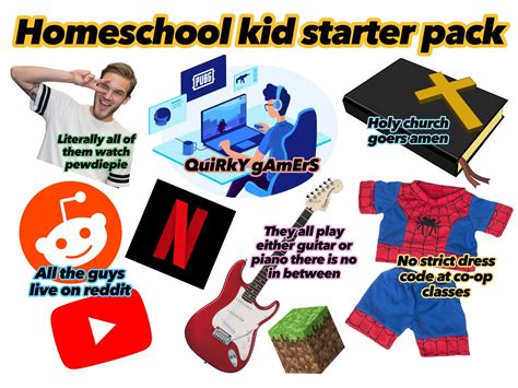 Homeschool Kid Starter Pack That I Made A Loooong Time Ago R